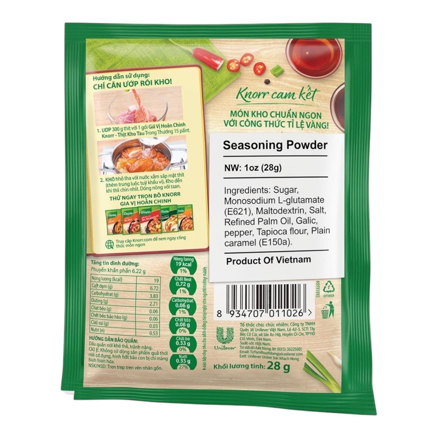 Knorr Pork Stew Mix/Gia Vi Thit Kho Tau