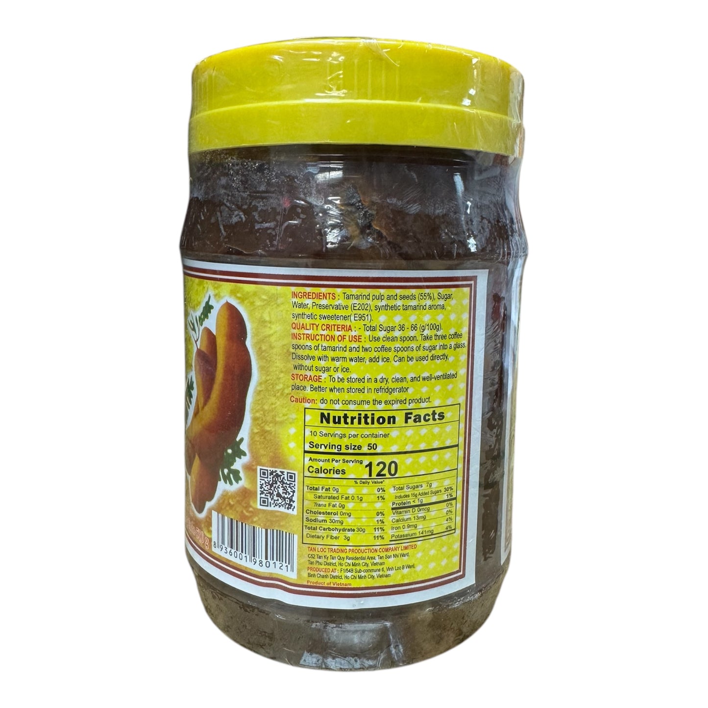 Tan Loc Tamarind Paste Đá Me Tấn Lộc – 500g