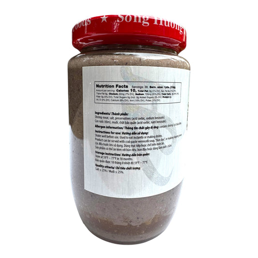 Song Huong Foods Original Northern Shrimp Paste/Mắm Tôm Bắc Nguyên Chất - 390g
