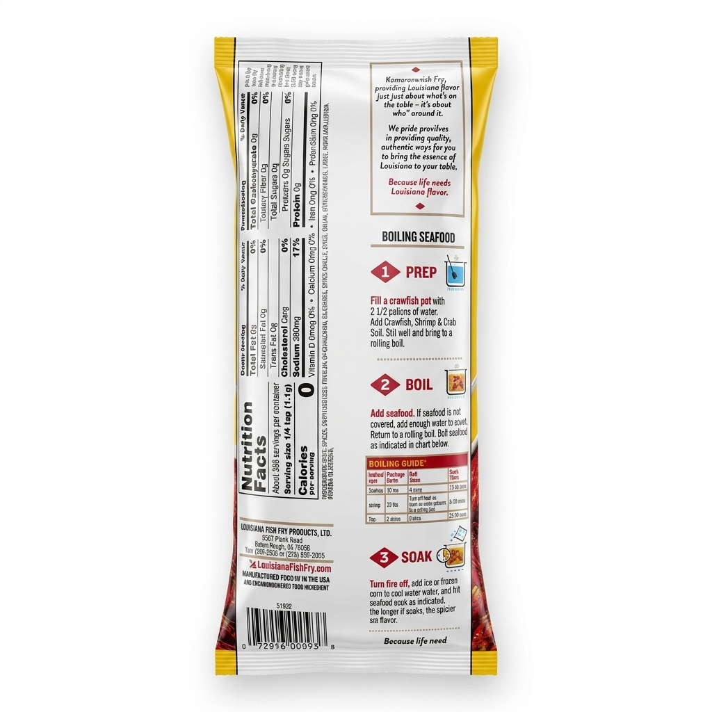 Crawfish Seasoning/Gia Vi Luoc Hai San