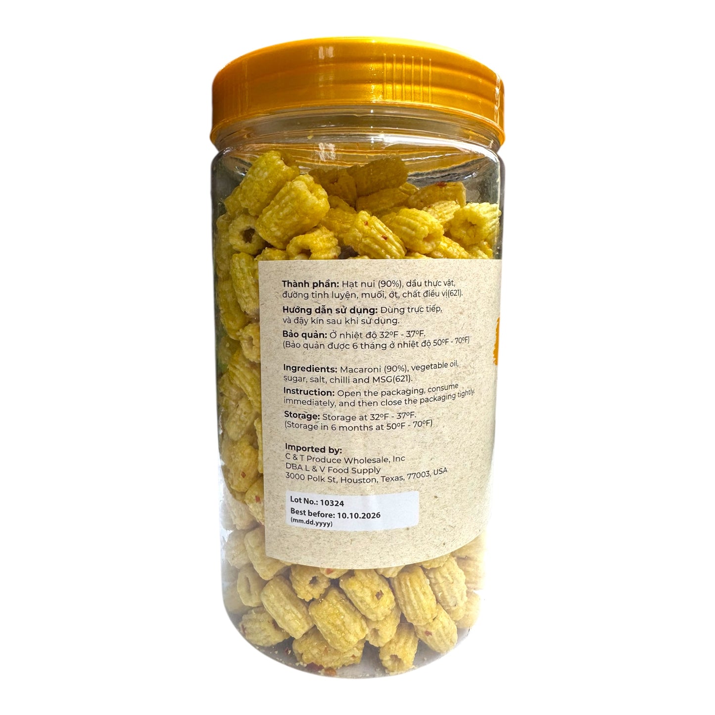 Crispy Fried Macaroni/Nui Chien Gion – 7.05 oz (200 g)