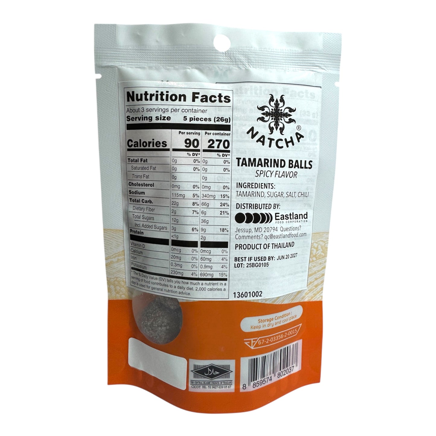 Tamarind Balls Spicy Flavor/Keo Me Vi Cay 80g