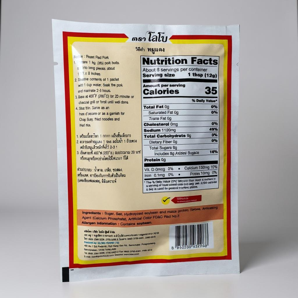 Lobo Roast Red Pork Seasoning Mix (Gia Vi Heo Quay/Xa Xiu) – 3.52 oz (100g)