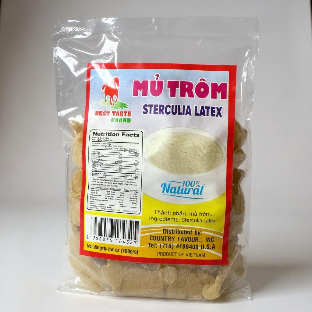 Sterculia Latex 100% natural- mủ trôm 100% tự nhiên3.5 oz