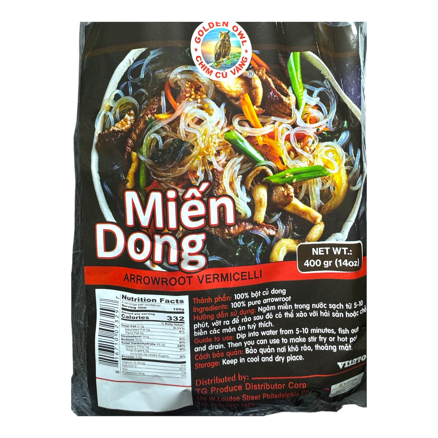Arrowroot Vermicelli (Mien Dong)- 14 oz