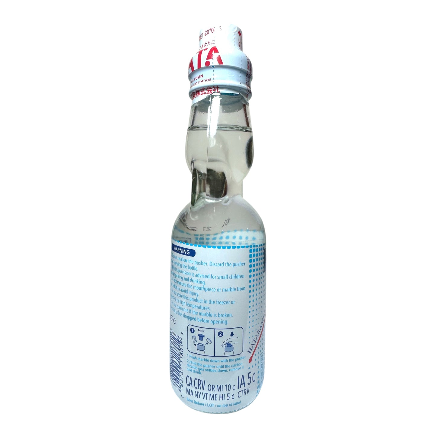 HATA Ramune Soda (Original/Plain Flavor) - 6.67 oz (200ml)