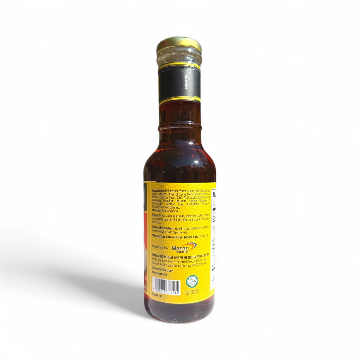 Chin-Su Fish Sauce/Nuoc mam Ca Hoi - 17.64 fl oz (500 ml)