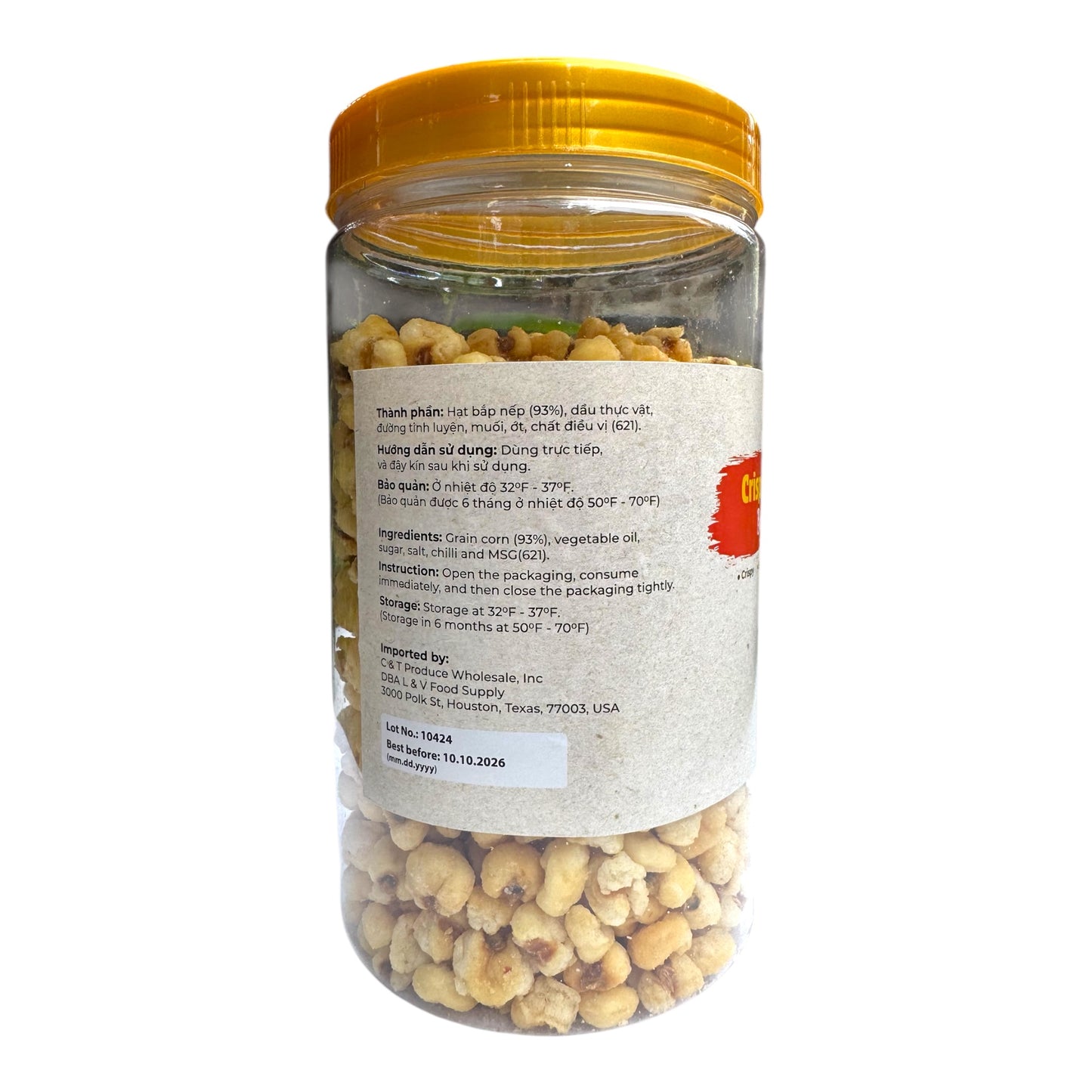 Crispy Fried Corn/Bap Chien Gion – 7.76 oz (220 g)