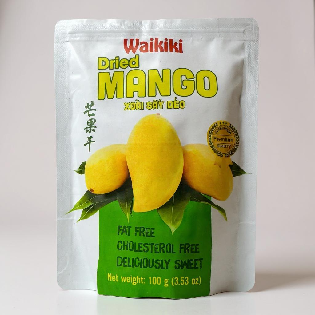 Waikiki Dried Mango Xoài Sấy- 3.53 oz