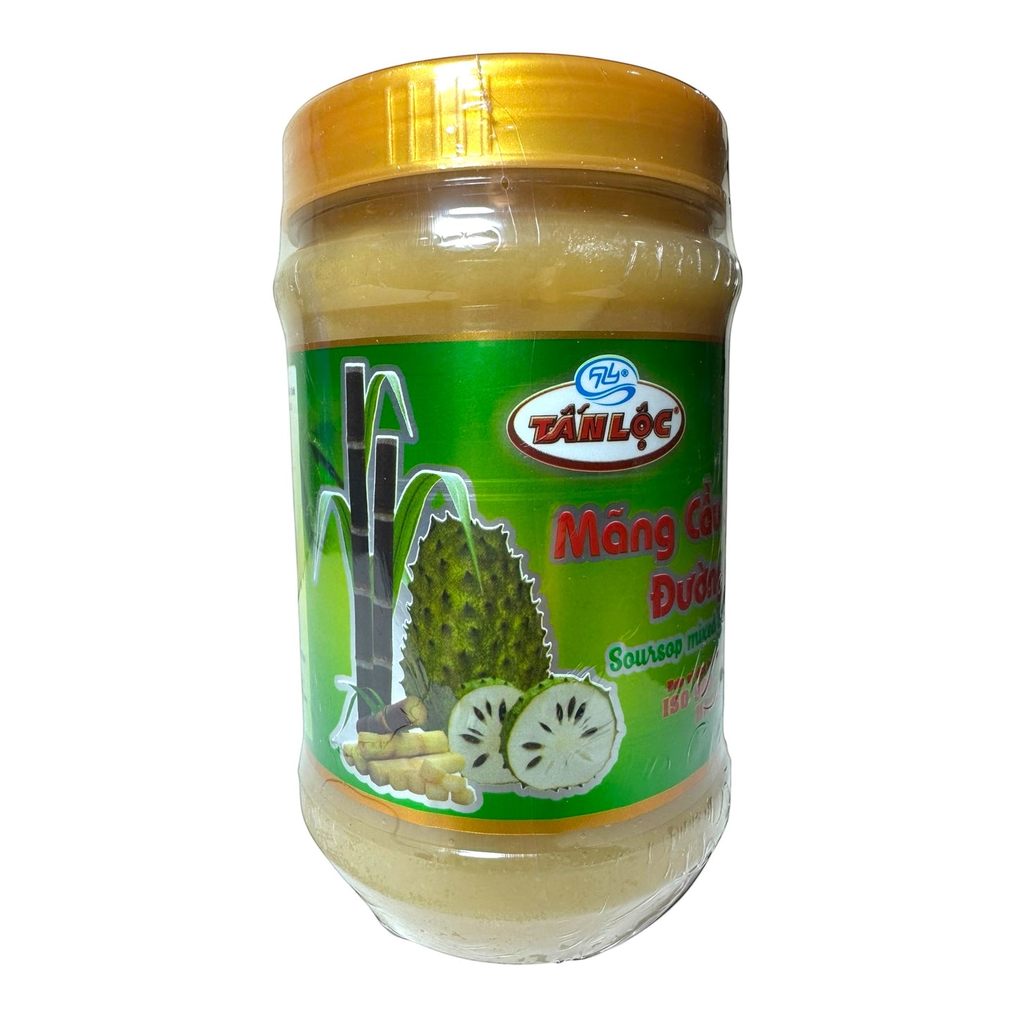Soursop Mixed Cane Sugar/Mang Cau Dam Duong Mia 21.2 oz (600g)