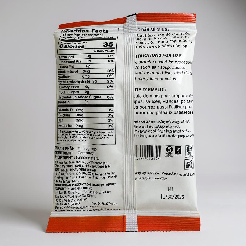 VT Corn Starch (Bot Bap Vinh Thuan) 5.3 oz - 150g