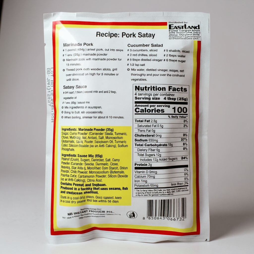 Por Kwan Satay Seasoning Mix - 3.5 oz