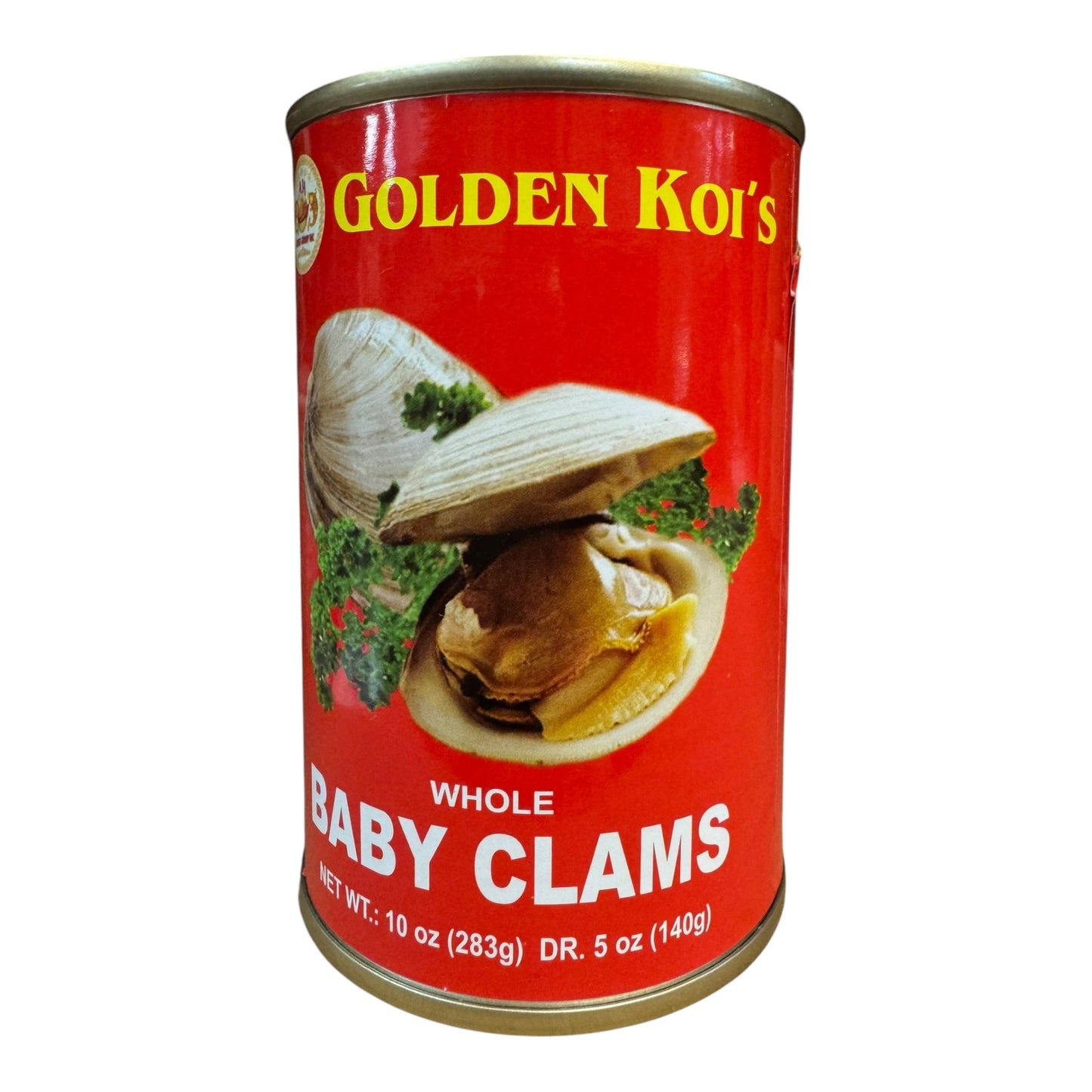Golden Koi’s Whole Baby Clams – 10 oz (283g)