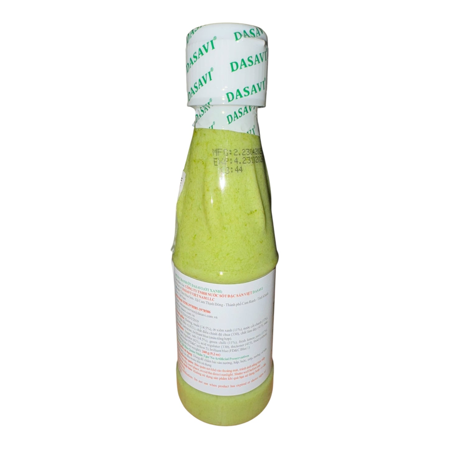 DASAVI Lemon Chili Sauce for Seafood | Nuoc cham hai san muoi chanh ot (250ml)