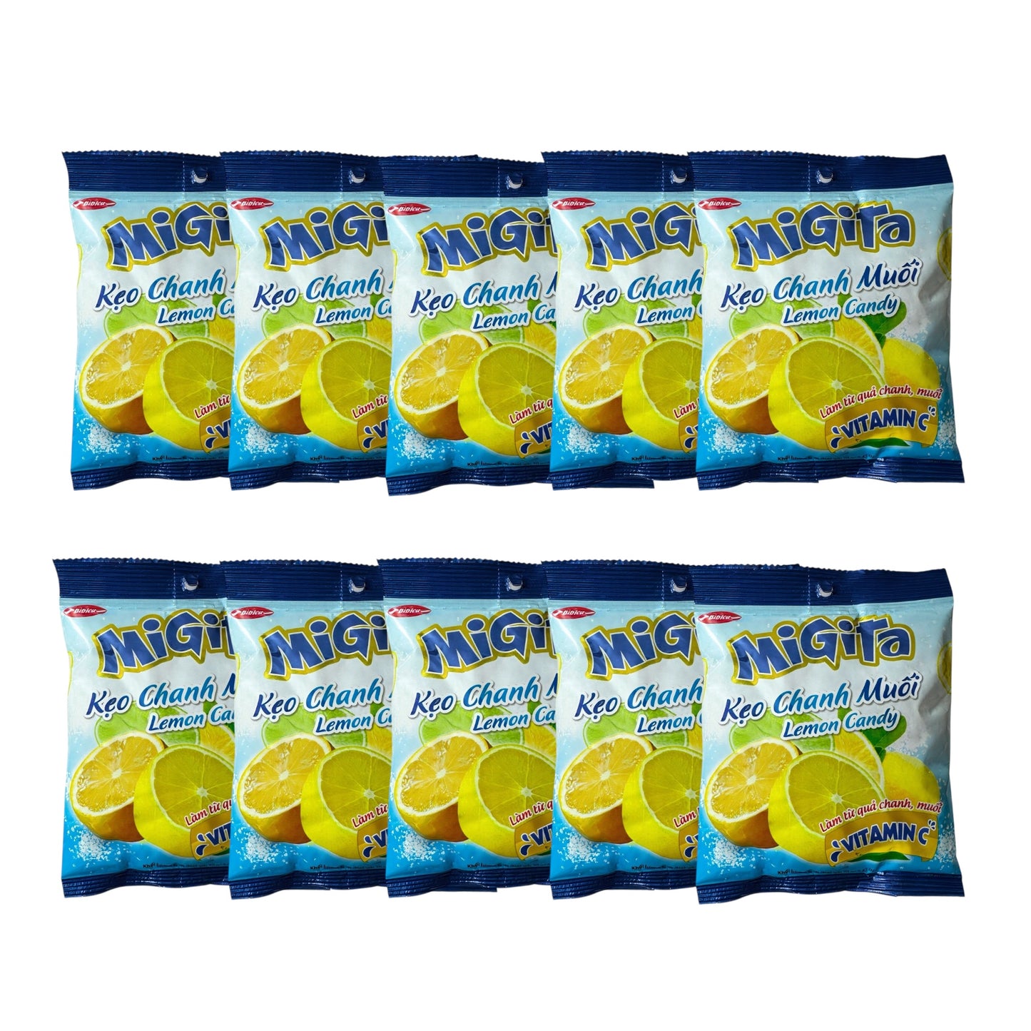 MiGita Salt Lemon Candy | Kẹo Chanh Muối MiGita