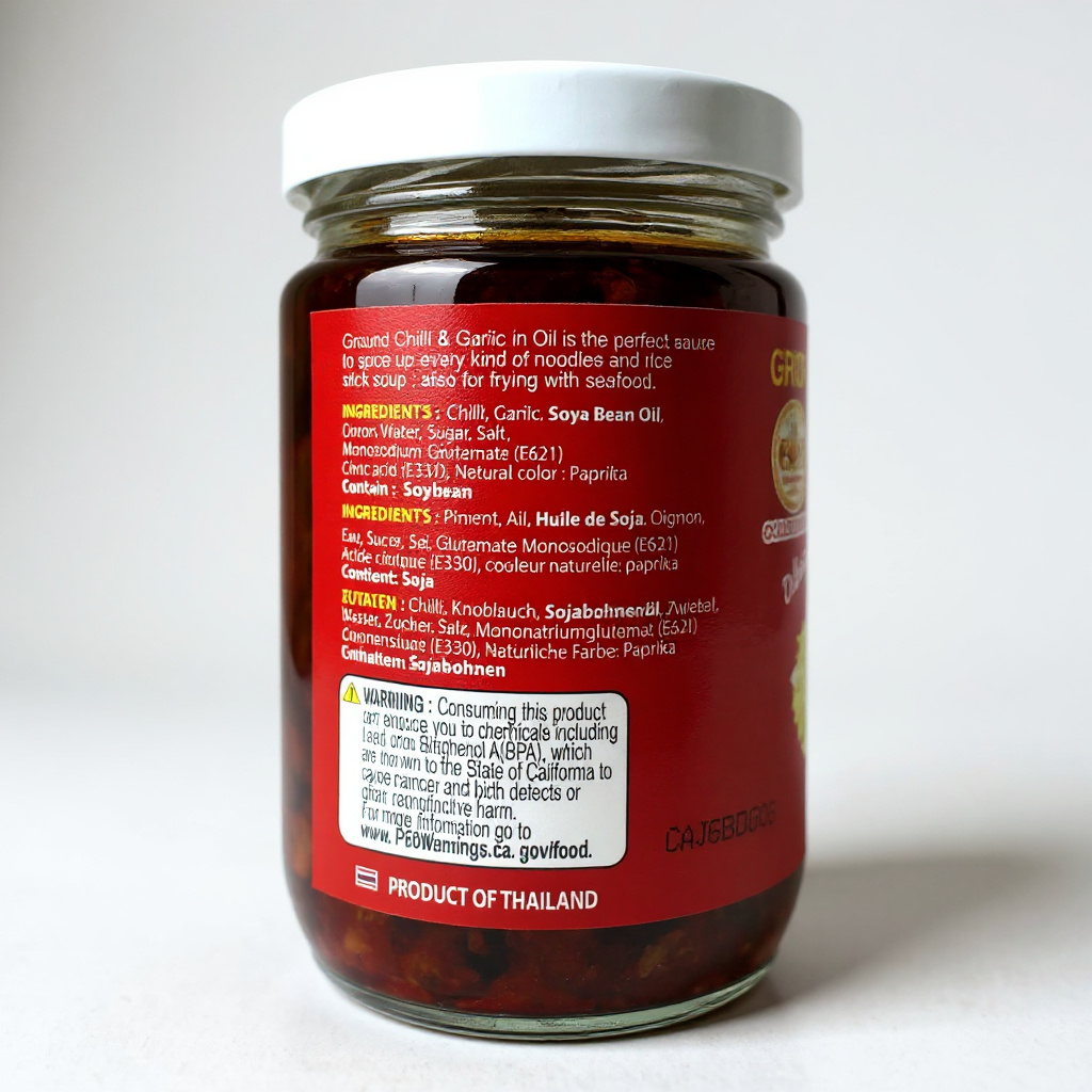 Ground Chilli Garlic in Oil | Tuong Ot Sa Te An Pho (205g)