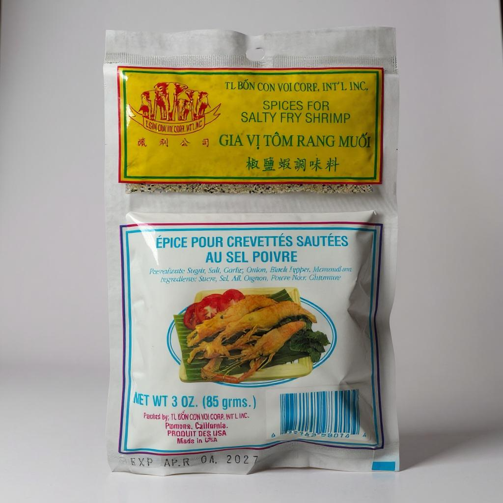 Frying Salty Shrimp Spices - Gia Vi Tom Rang Muoi - 3 oz (85g)