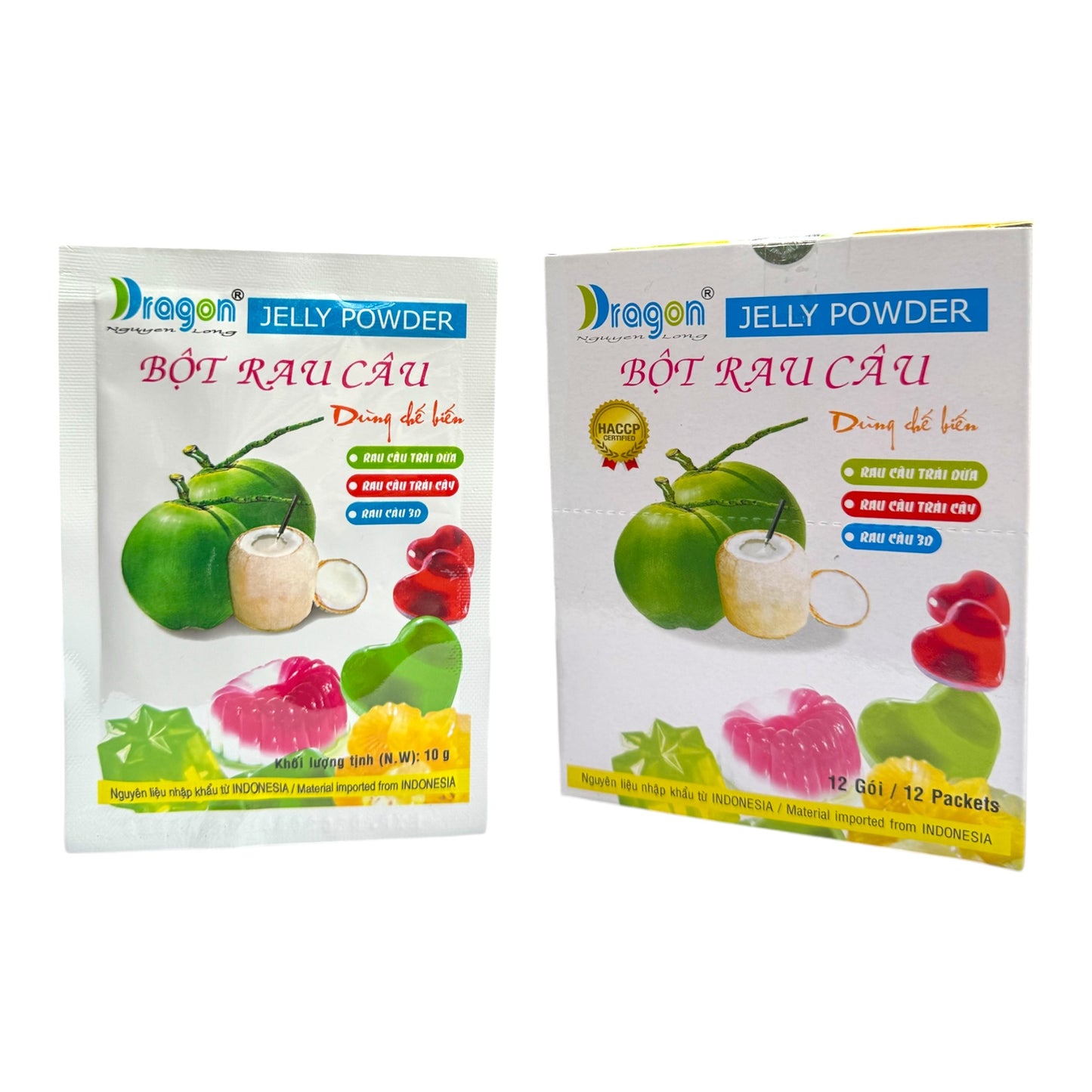 Nguyen Long - Jelly Powder (Bot Rau Cau) - 10g/packet (12 packets/box)