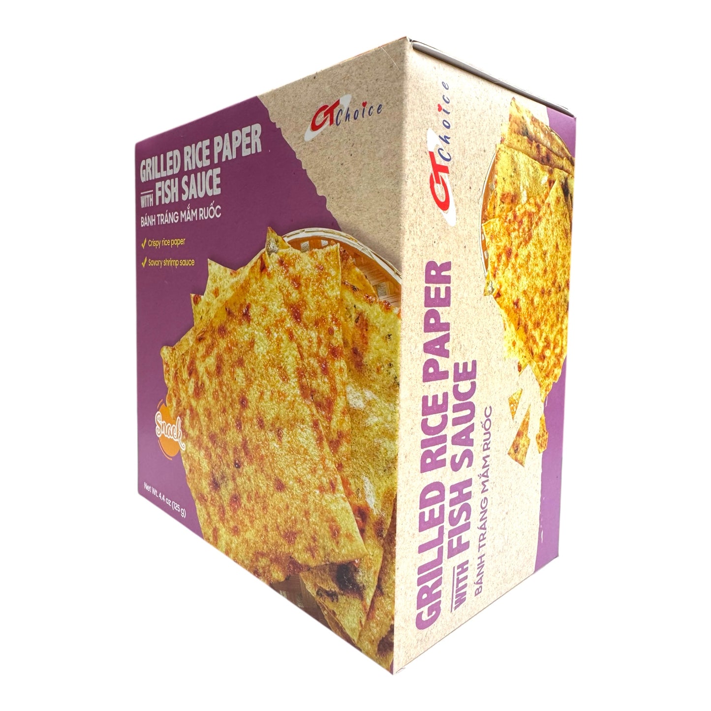 CT Choice - Grilled Rice Paper with Fish Sauce/Banh Trang Mam Ruoc Nuong– 4.4 oz (125 g)