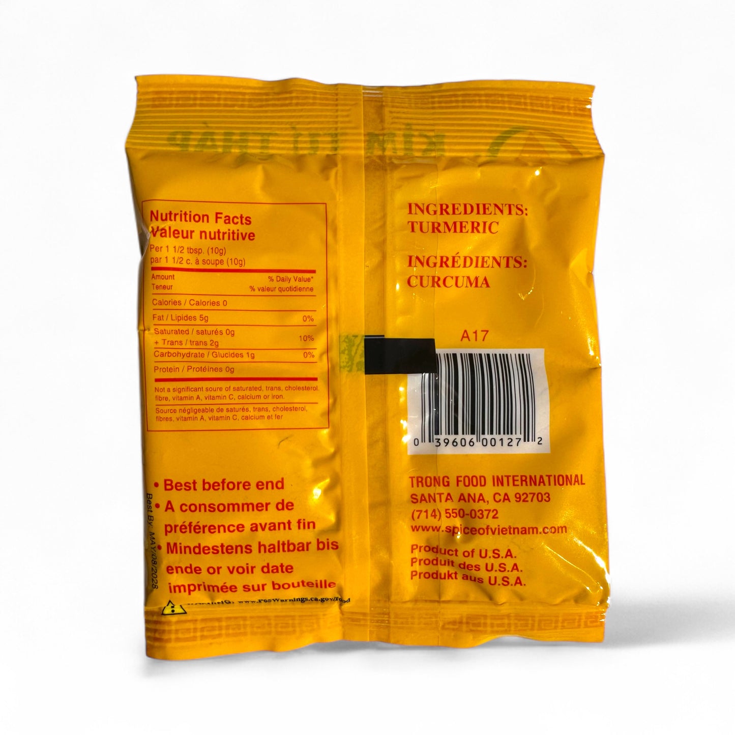 Kim Tu Thap Turmeric Powder/Bot Nghe – 2 oz (56.7 g)
