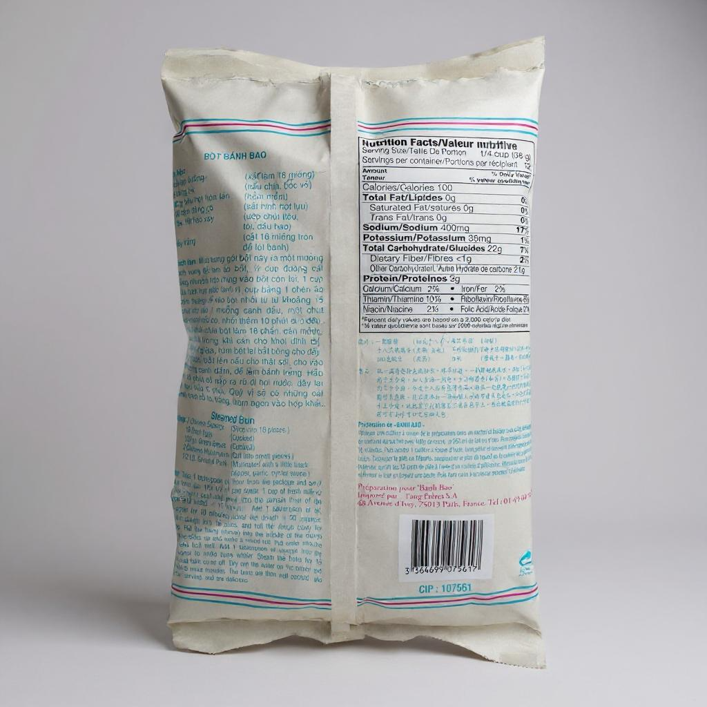 Steamed Bun Flour - Bot Banh Bao 454g / 16 oz