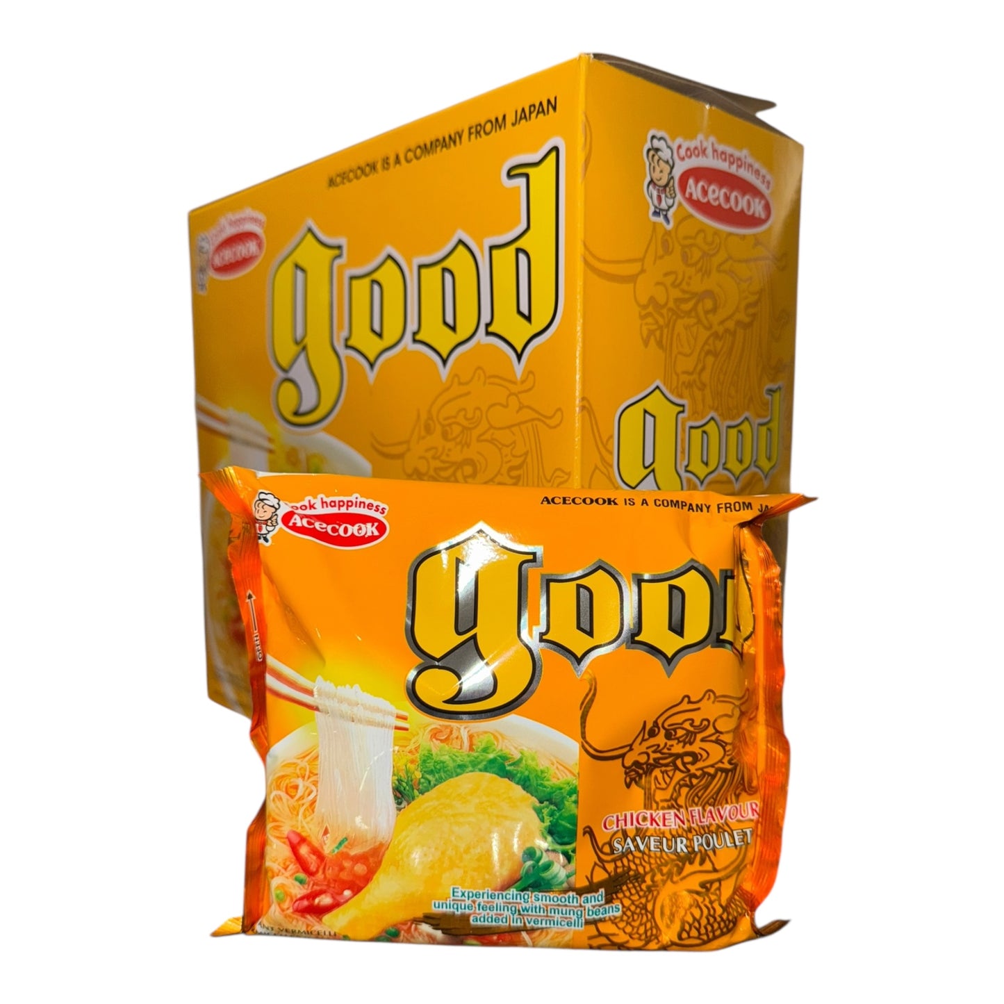 Acecook Good Chicken Flavor Instant Vermicelli | Bún Gạo Vị Gà – 1 x 57g