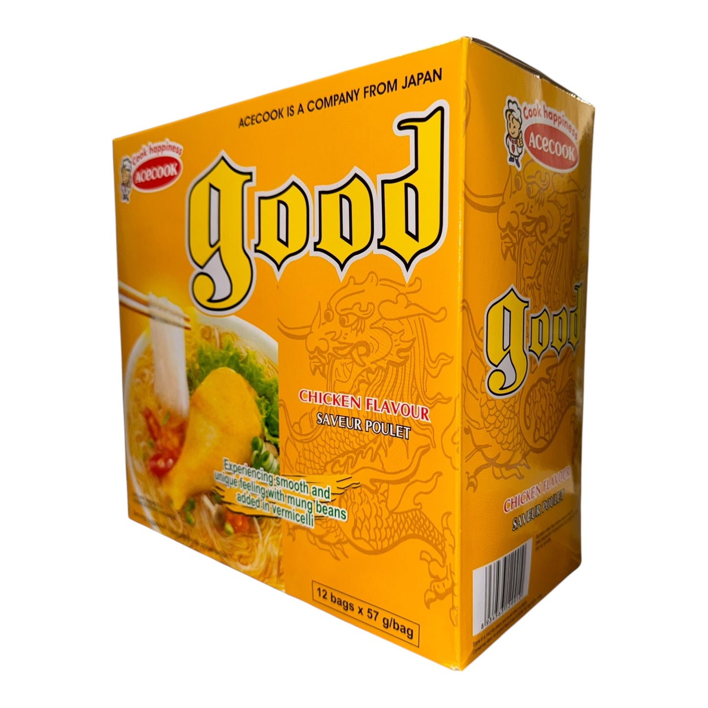 Acecook Good Chicken Flavor Instant Vermicelli | Bún Gạo Vị Gà – 1 x 57g