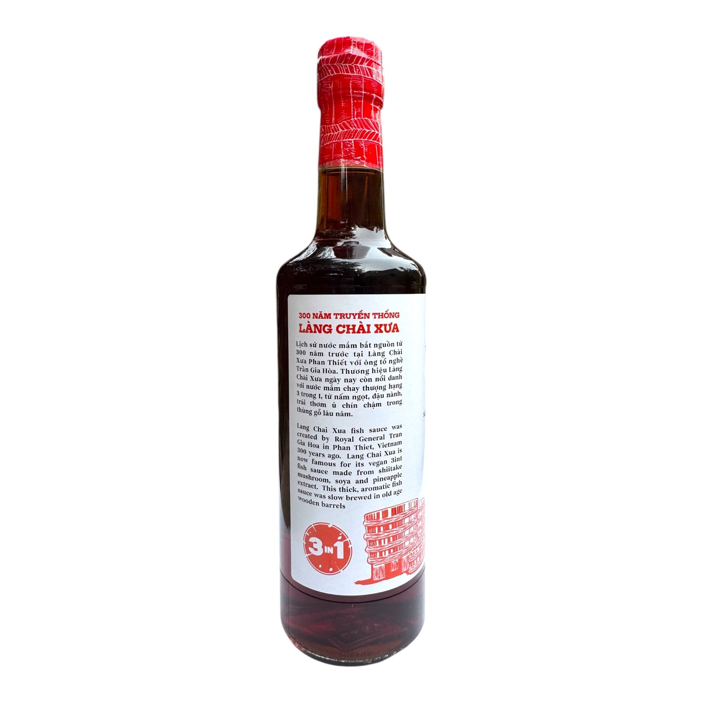 Làng Chài Xưa Vegan Fish Sauce/Nuoc Mam Chay Lang Chay Xua - 16.9 fl. oz (500 ml)