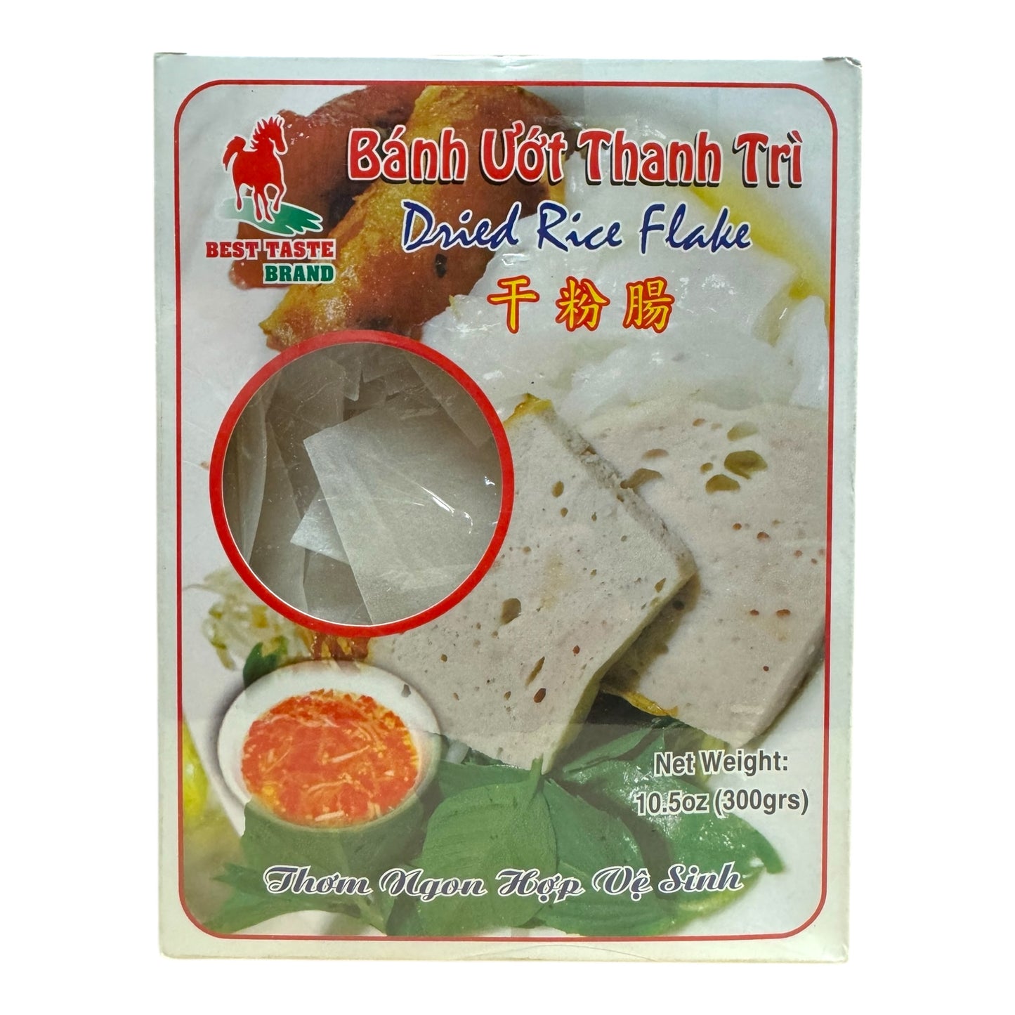 Dried Rice Flakes (Bánh Ướt Thanh Trì) - 10.5 oz