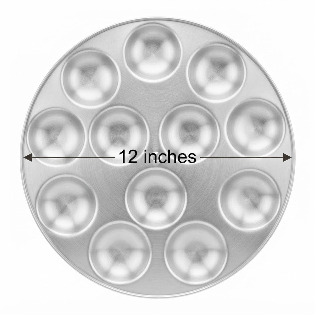 Stainless Steel Mold For Vietnamese Steamed Cake - 12 inch