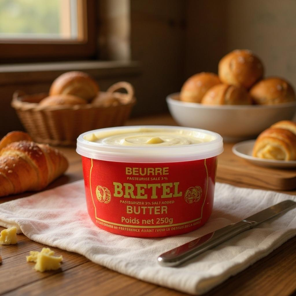 Bretel Butter – Pasteurized Salted Butter (Bơ Mặn Tiệt Trùng) – 250g