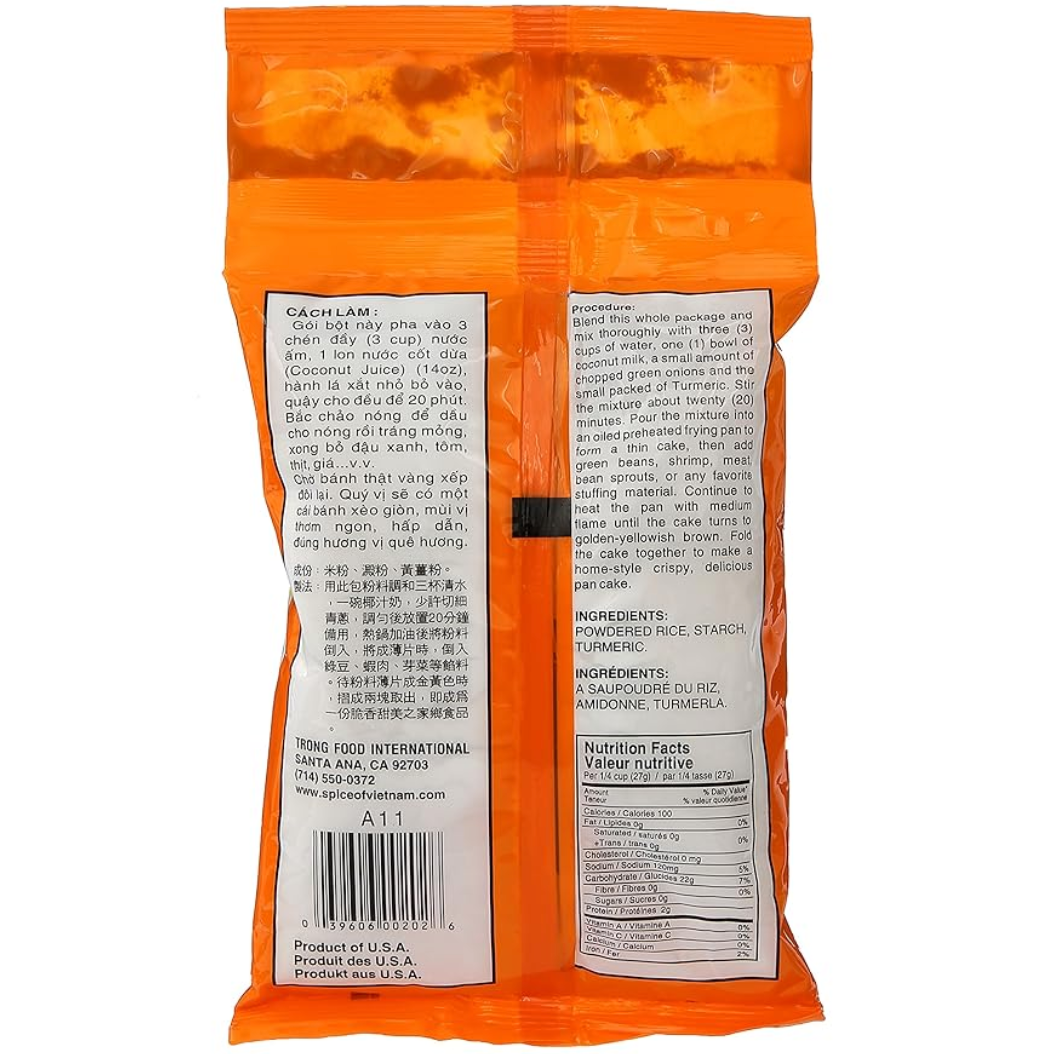 Vietnamese Pancake Flour Mix Bột Bánh Xèo - 12.1 oz (343g)