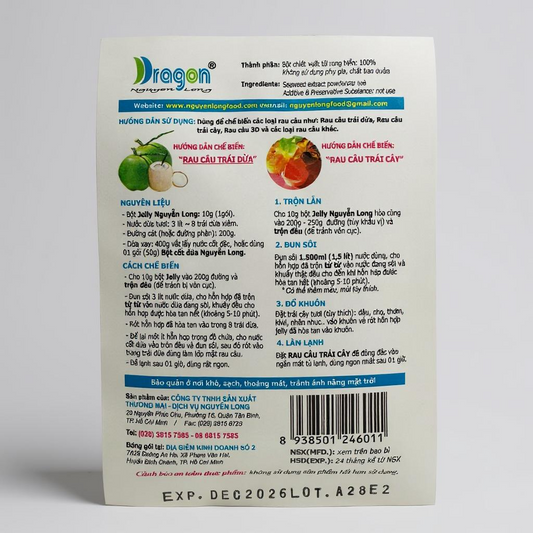 Nguyen Long Jelly Powder –Bột Rau Câu 10g