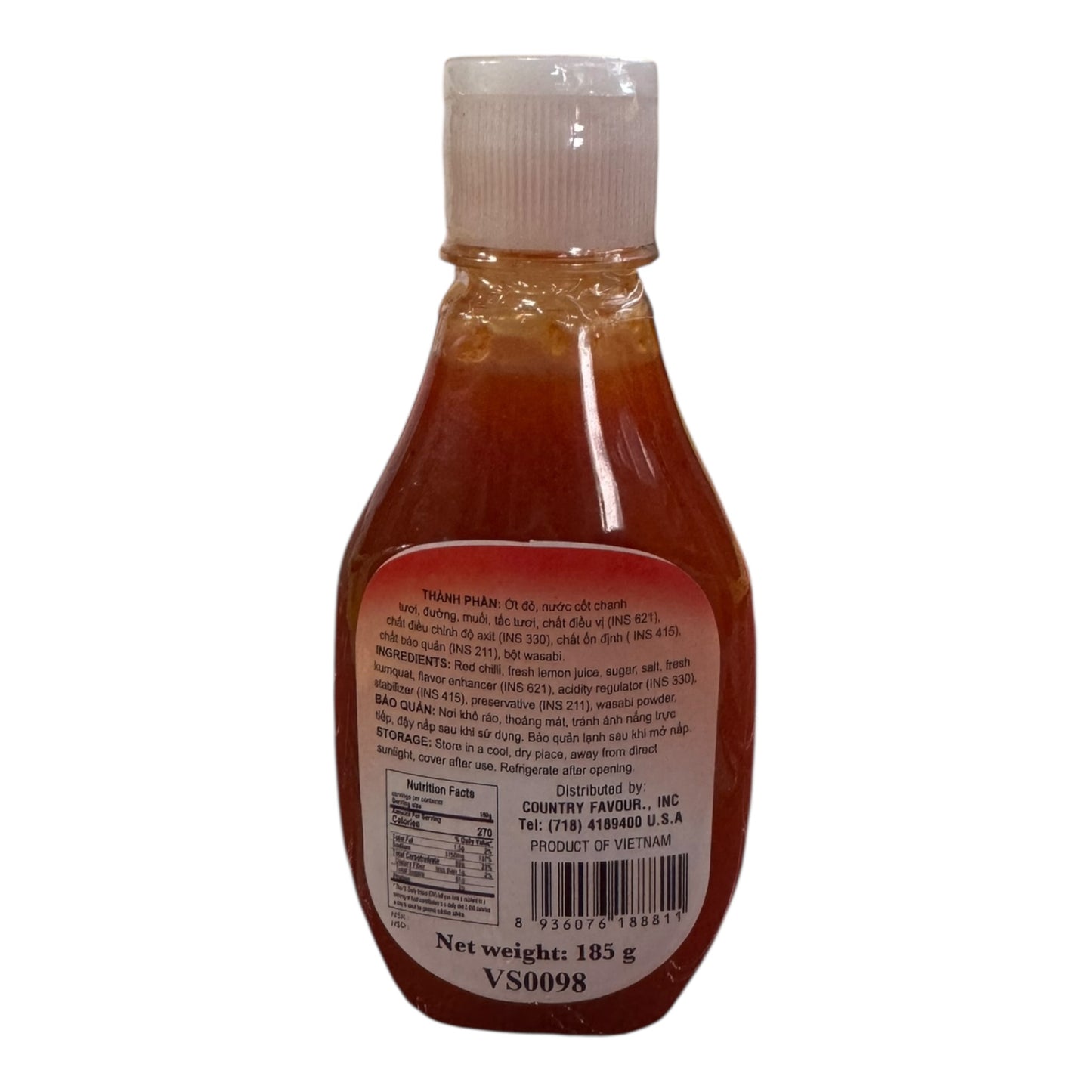 Chili Salt Sauce - Sốt Muối Ớt (185g)