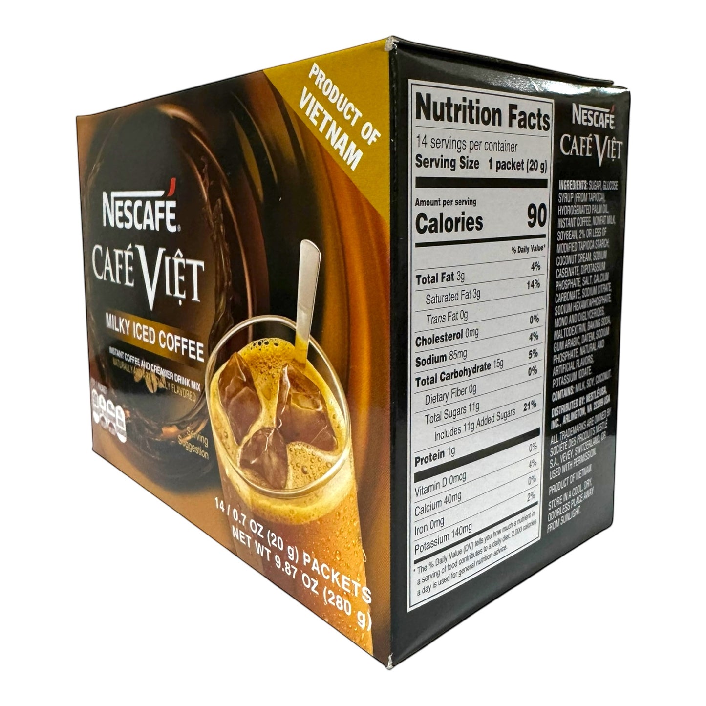 NESCAFÉ Café Việt – Milky Iced Coffee (14 sticks, 280g)