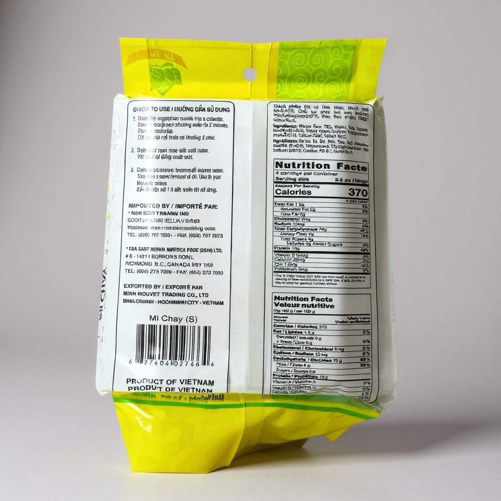 Asian Boy Vegetarian Noodles (S) | Mì Chay 400g (14.1 oz)