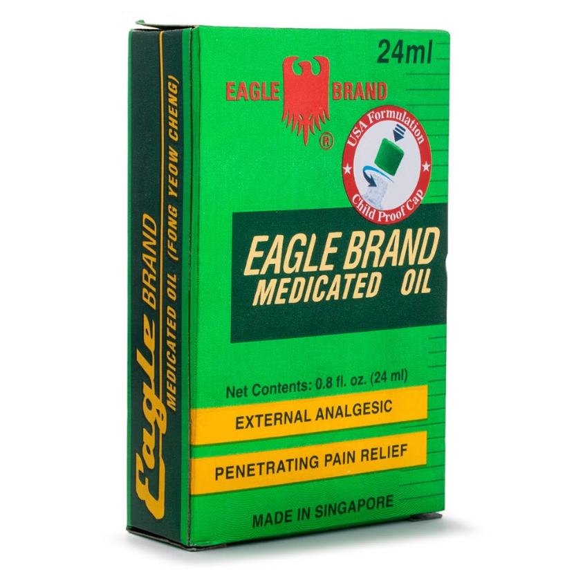Eagle Brand Medicated Green Oil (Dầu Gió Xanh) - 24 ml