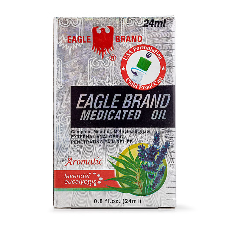 Eagle Brand Aromatic Medicated Oil (Dầu Gió Trắng) - 24 ml