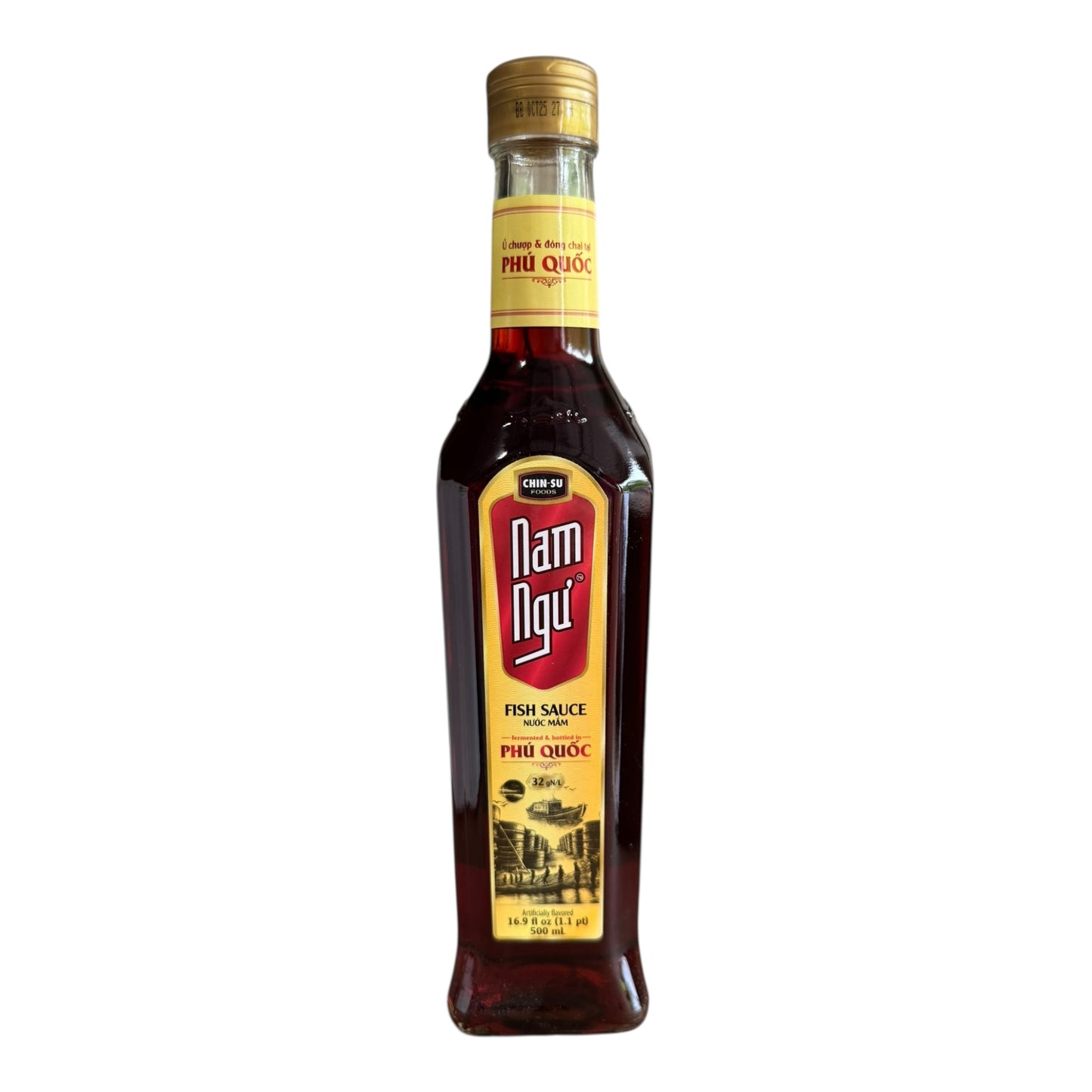 Nam Ngu Phu Quoc Fish Sauce (500ml/16.9 oz) - Premium Vietnamese Anchovy Fish Sauce