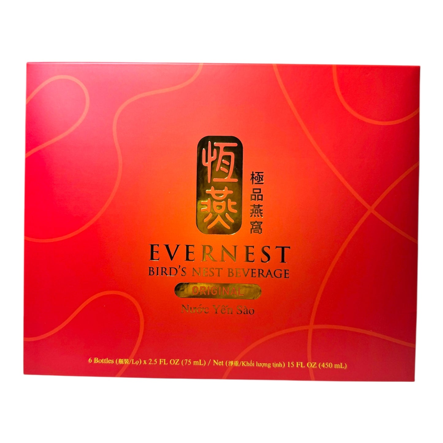 Evernest - Bird's Nest Beverage (Original)/ Nuoc Yen Sao-6 jars 2.5 oz - 15 oz (450ml)
