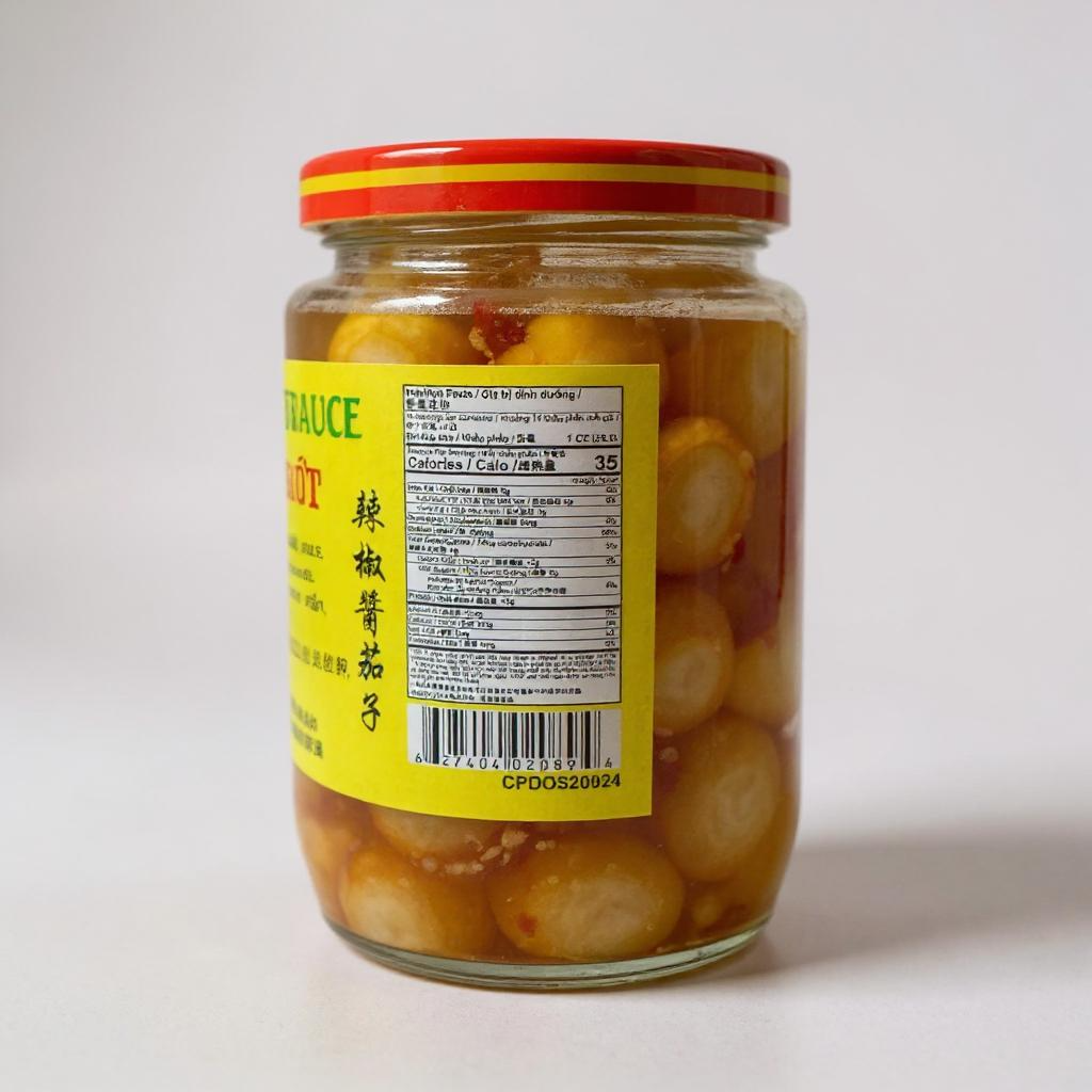 Eggplant in Chili Sauce (Ca Phao Dam Ot) – 14 oz (400g)