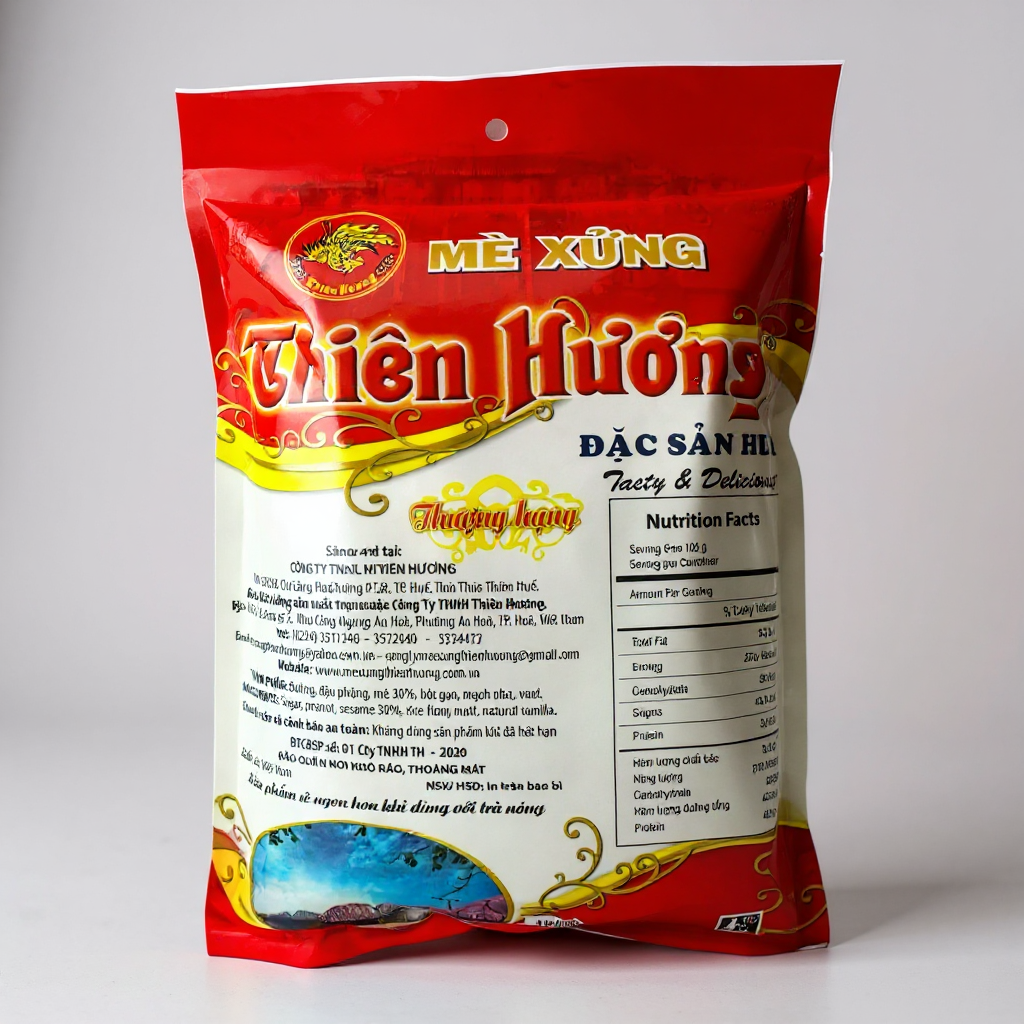 Thien Huong Sesame Sprinkled Candy - Keo Me Xung Thoi 220g