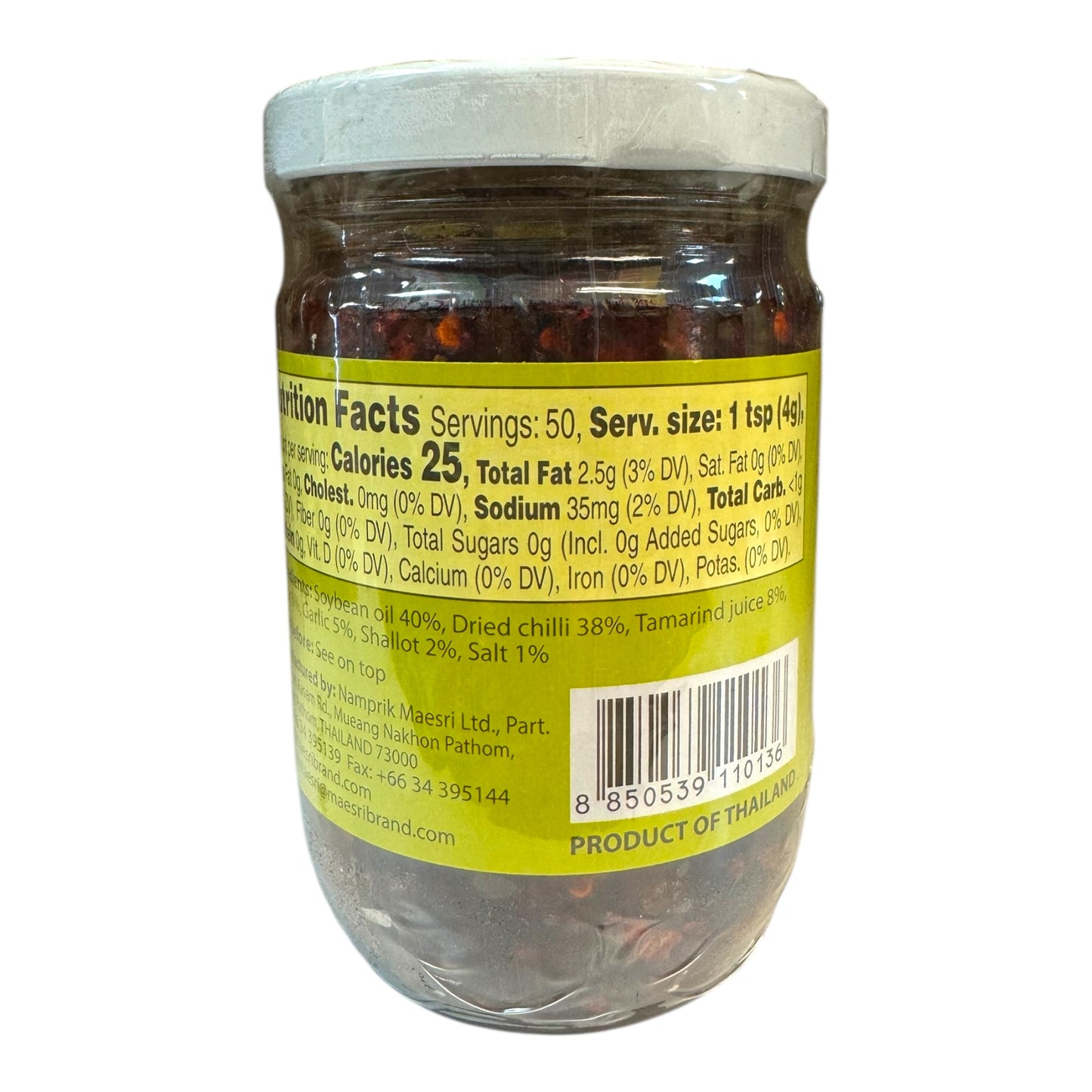 Maesri Ground Chilli In Soybean Oil - 7oz