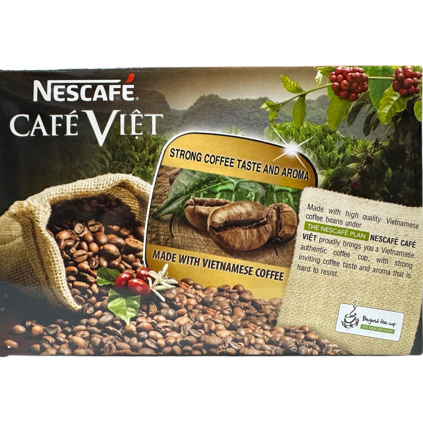 Nescafe Cafe Viet Black Iced Coffee - 15 packets x 16g