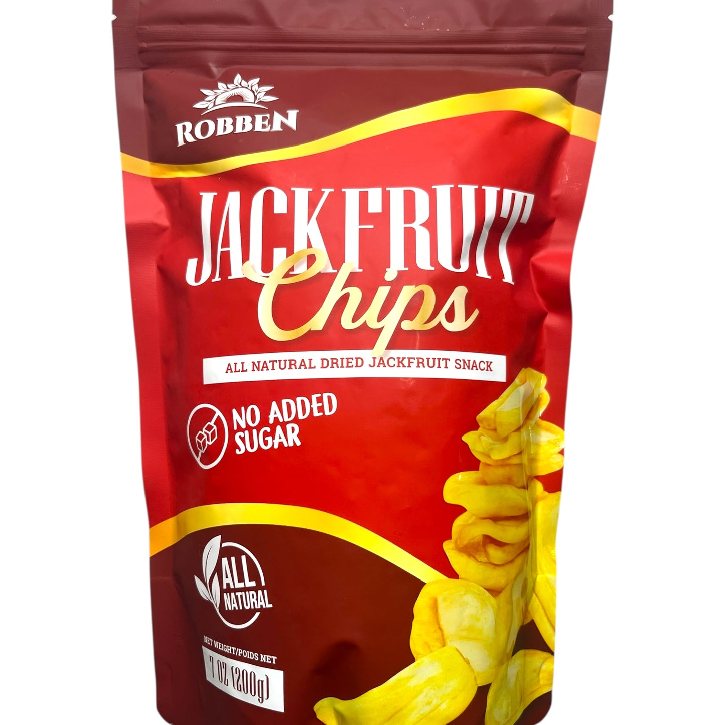 Robben Jackfruit Chips 100% natural - mít sấy khô 7 oz
