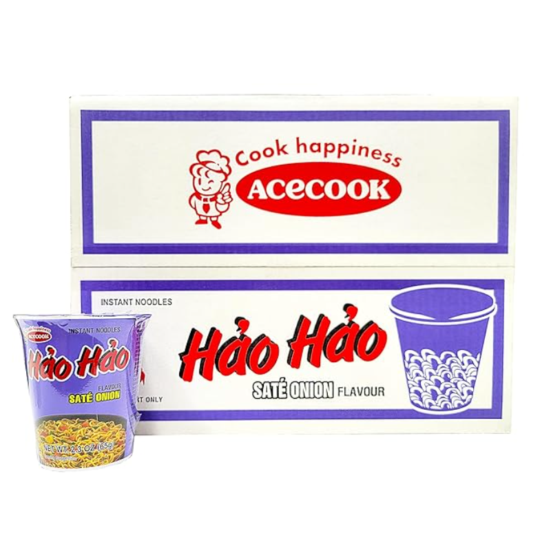 Hao Hao Instant Noodle Cups 65g (2.3oz)