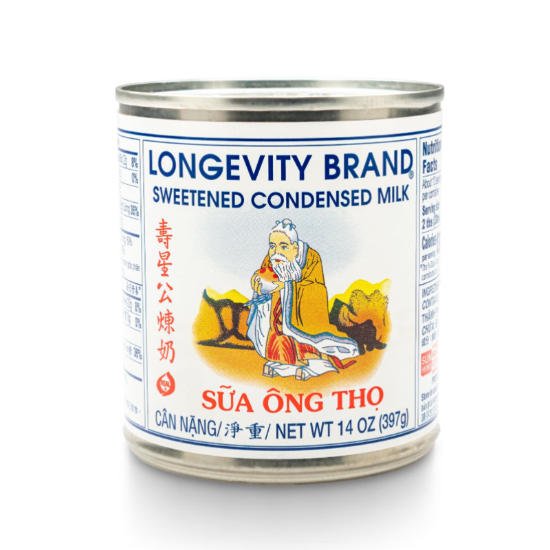 Longevity Sweetened Condensed Milk (Sữa Ông Thọ) - 14 oz