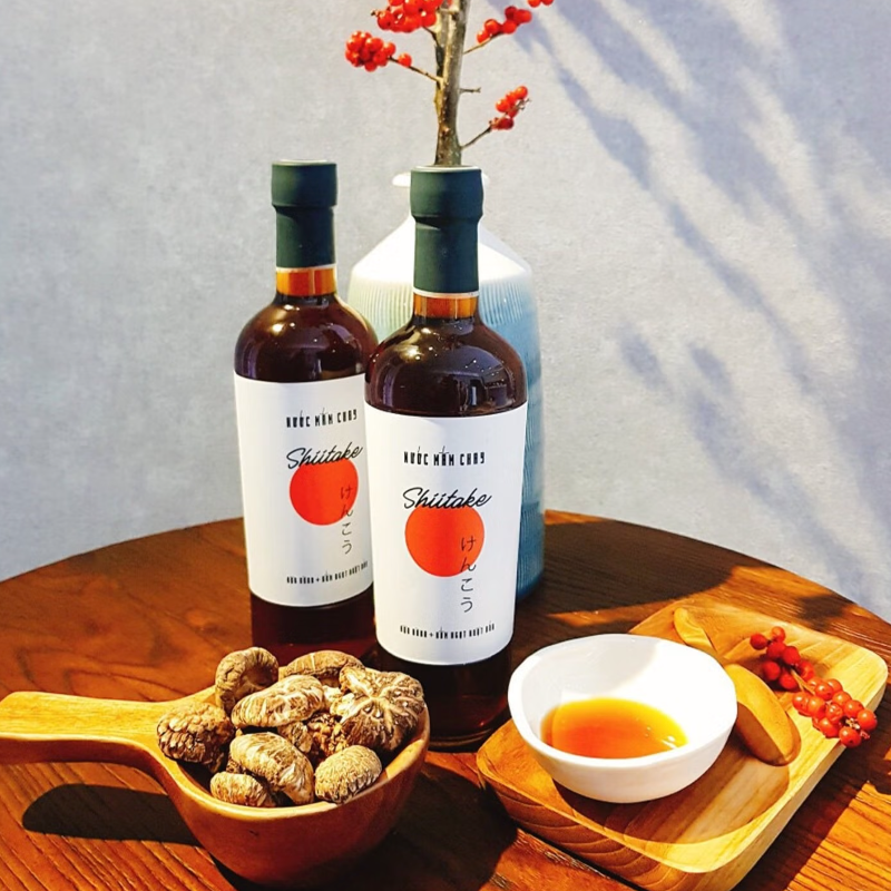 Vegetarian Shiitake Fish Sauce (Nuoc Mam Chay) VEGAN friendly - 16.9 oz