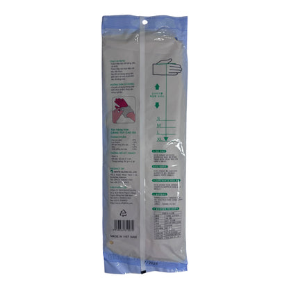 Rainbow Combi Rubber Gloves/Gang Tay Cao Su - Size L