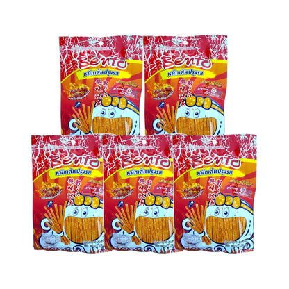 BENTO SQUID MIXED SURIMI MEXICAN BARBEQUE FLAVOURED/SNACK MUC VI BBQ MEXICO - 5 pack x 0.7 oz